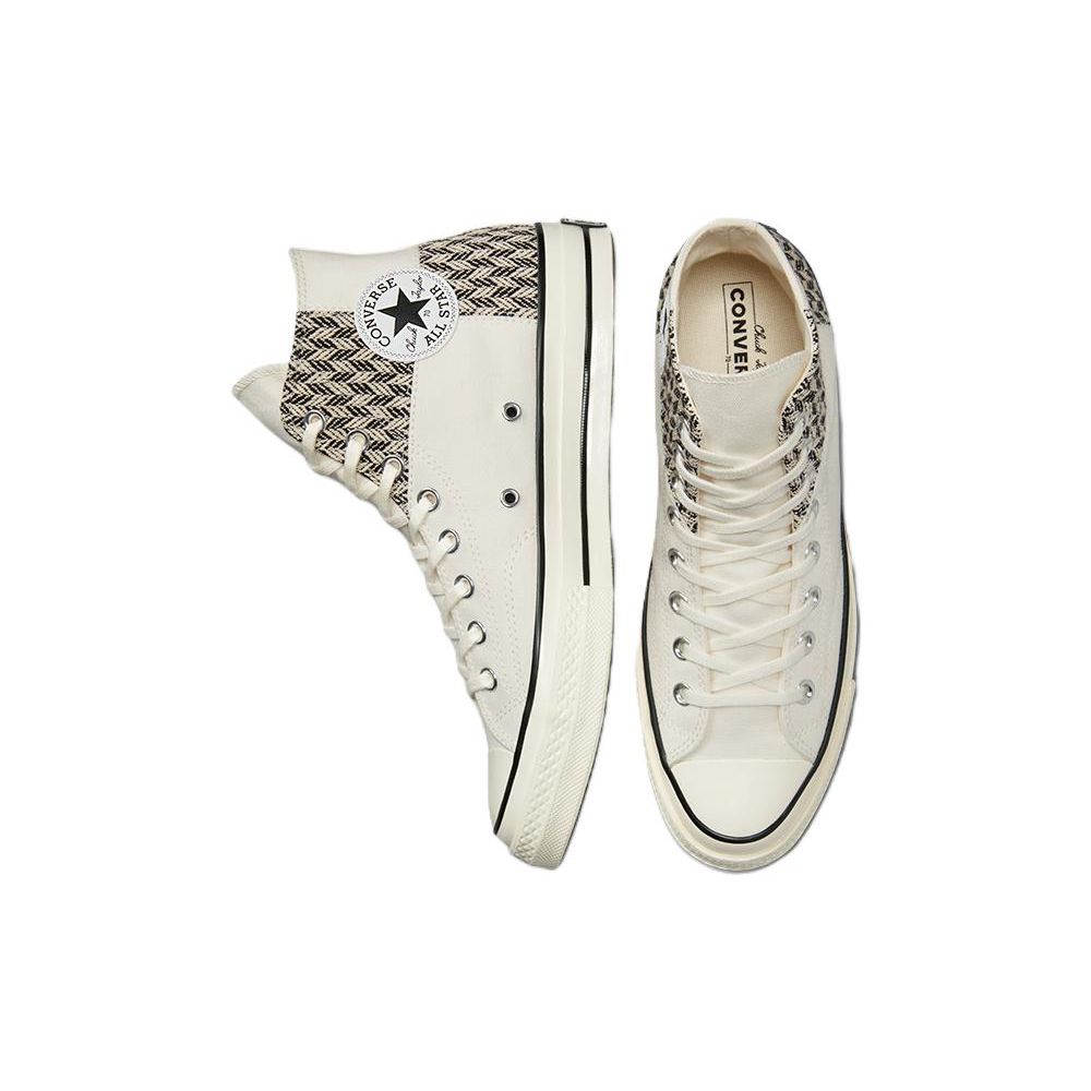 Converse Кроссовки унисекс Chuck 70 High Herringbone Patchwork Cream Egret White A03279C