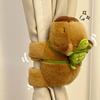 Creative Cute Capybara Clap Circle Animal Wristband Cartoon Slap Bracelets Car Decoration Plush Toy Capybara Doll Bracelet