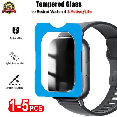 Закаленное стекло для Xiaomi Redmi Watch 4/5 Active/5Lite Защитная пленка Защитное стекло Легко установить Закаленное стекло