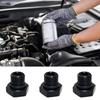 Heavy Duty Aluminum Hexagonal Head Plug Adapter Fitting Leakproof Fluid Connections Suitable For Fluid Gas Lines 1 Pair