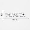 3D ABS БАГАЖНИК TOYOTA Буквы Значок Логотип Название Наклейка Черный Хром для Corolla Camry RAV4 Yaris Highlander Hilux