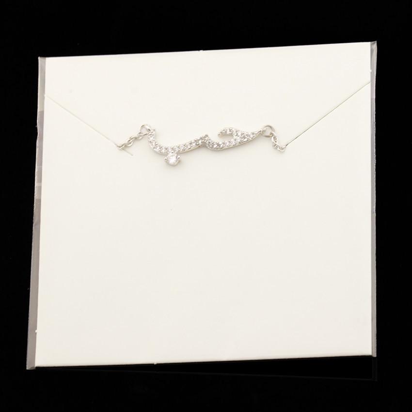 Ожерелье из розового золота с арабским цирконием Love для женщин - ювелирные изделия с подвесками из кристаллов