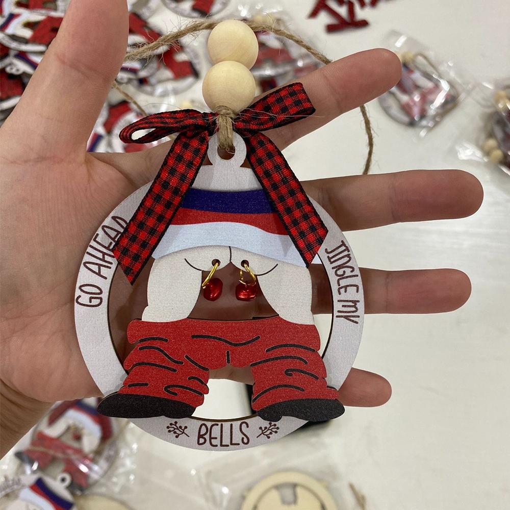 Забавный подарок Звени моими колокольчиками Рождественские украшения для взрослых, для обмена подарками