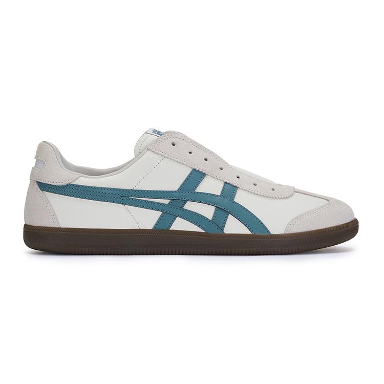 ONITSUKA TIGER Tokuten Скользкие Устойчивые к истиранию Низкие Кеды для Скейтборда Унисекс Белые Зеленые Кроссовки 1183C290-101