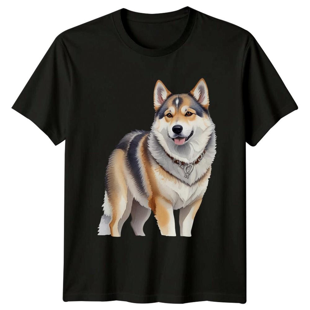 Dog Mixed Breed Watercolour Portrait Pet Lover TShirt