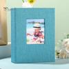 Slip-in Photo Album Linen Cover 28 Pages 56 Pockets 4x6-Inch Wedding Travel Baby Shower Kids Family Anniversary Picture Collection Book