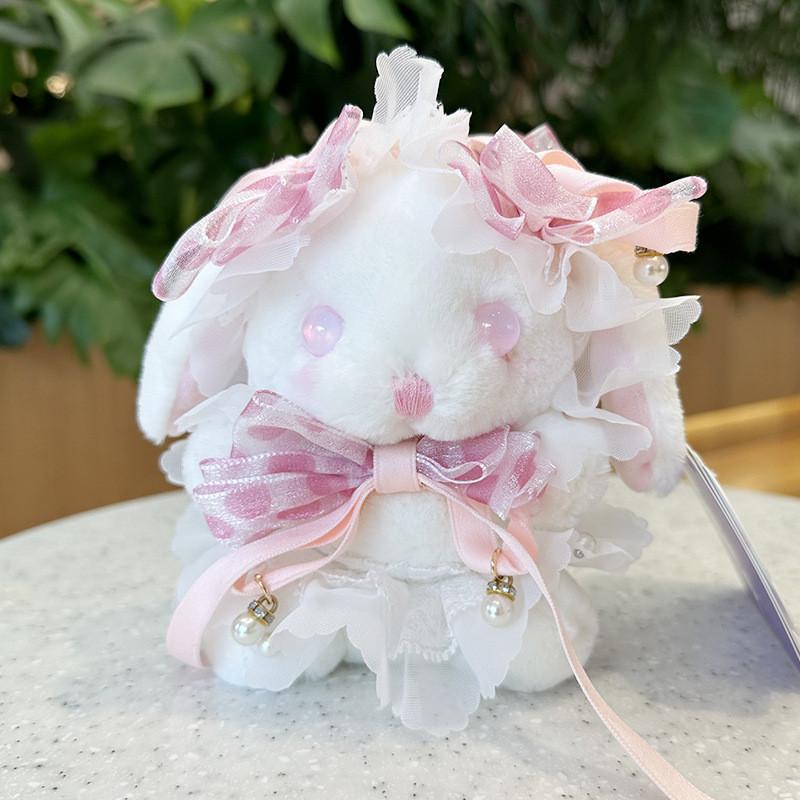 Милый кулон-кролик Лолита, плюшевая игрушка, мягкая кукла из короткого плюша, подарок для девочки, декор, 14 см
