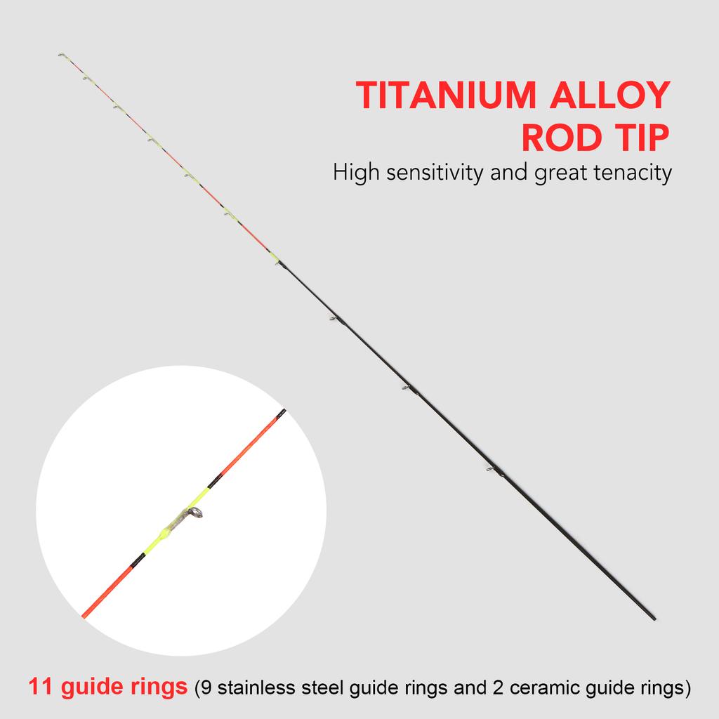 Сверхлегкая удочка Удочка-плот Удочка Удочка из титанового сплава Наконечник мостовой удочки