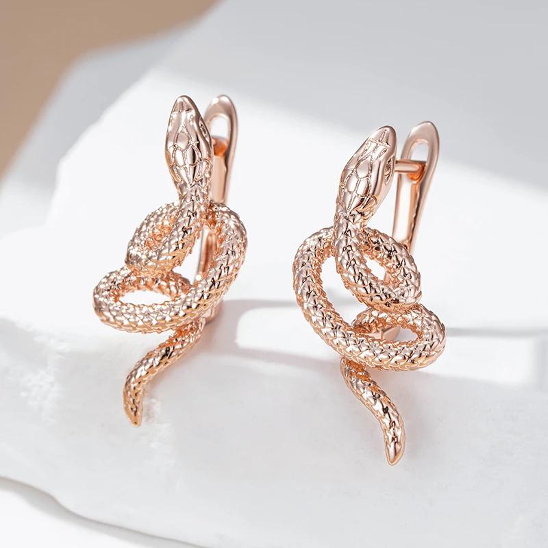 Fashion Snake Drop Earrings for Women Punk Rock Personality Animal Jewelry Party Earrings Accessories