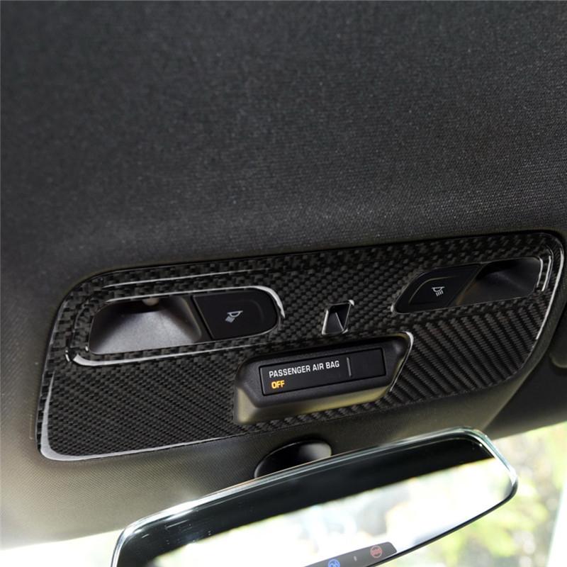 Подходит для Chevrolet Camaro 2017-2019 гг. Декоративная панель для освещения крыши из углеродного волокна. Внутренняя отделка. Наклейка на автомобиль из углеродного волокна.