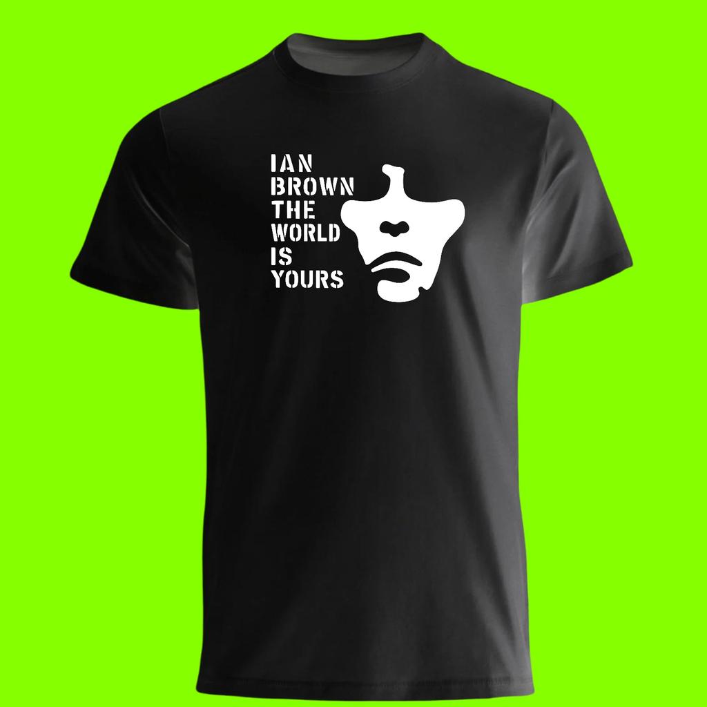 Ian Brown - T Shirt - Indie Rock Roses Trip Hop Stone 90s