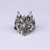 Ретро кольцо-маска Праджня для мужчин, цинковый сплав, цветное, панк, готика, рок, хип-хоп, открытое кольцо, ручная работа, дизайнерское, с цирконом, байкерские аксессуары, подарок