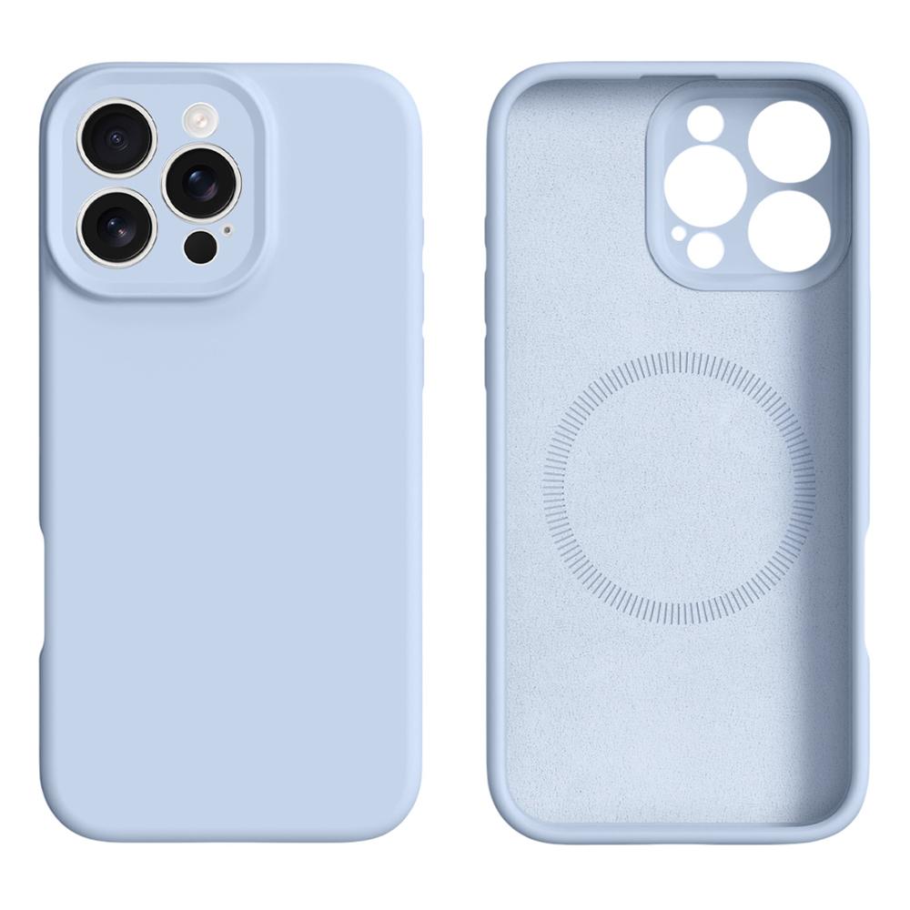 For iPhone 16 Pro Max Case Compatible with MagSafe Precise Cutouts Liquid Silicone Protective Back Cover