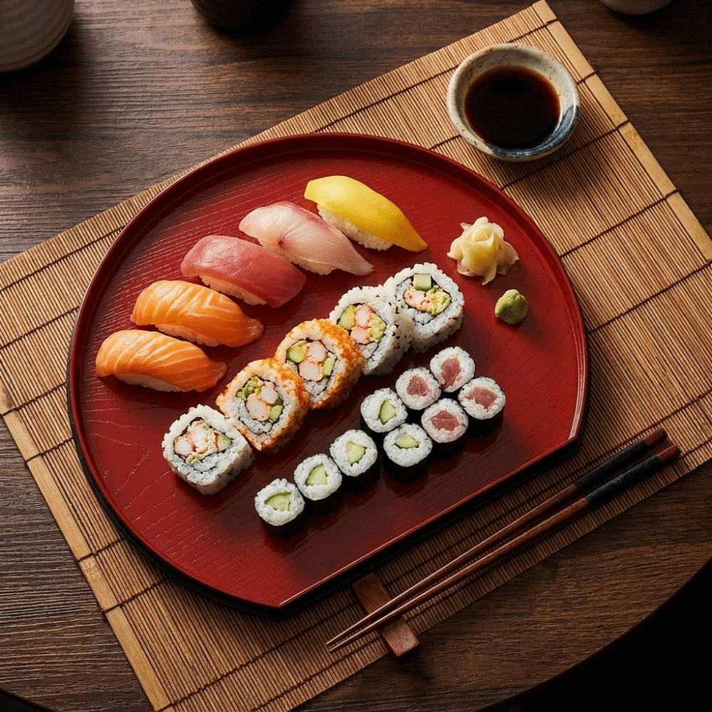 Stackable Food Platter Japanese-Style Fruit Tray Kitchen Supply Sushi Food Tray Party