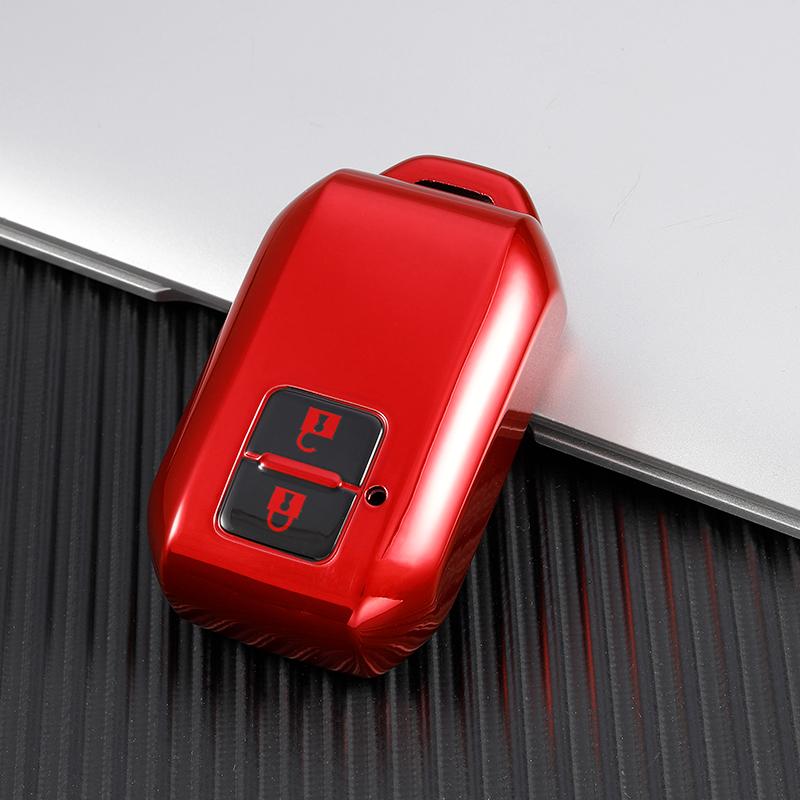 Чехол для ключа автомобиля из мягкого ТПУ с 2 кнопками для Suzuki Swift Wagon R Monopoly Type Keyless Shell Remote Protector Accessories