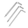 3Pcs Dual Purpose Screwdriver Set L Type Hex Cross Head Steel Simple Hardware Hand Tools