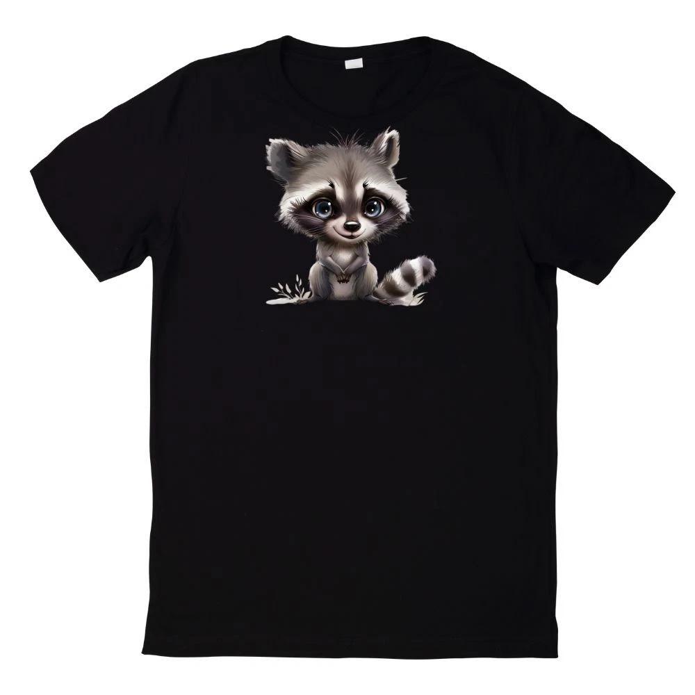 T-Shirt Süßer Waschbär Lustig Racoon Motiv