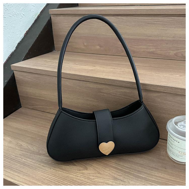 Простая текстура однотонная 2025 любовь осень повседневная на плечо подмышку маленькая квадратная сумка