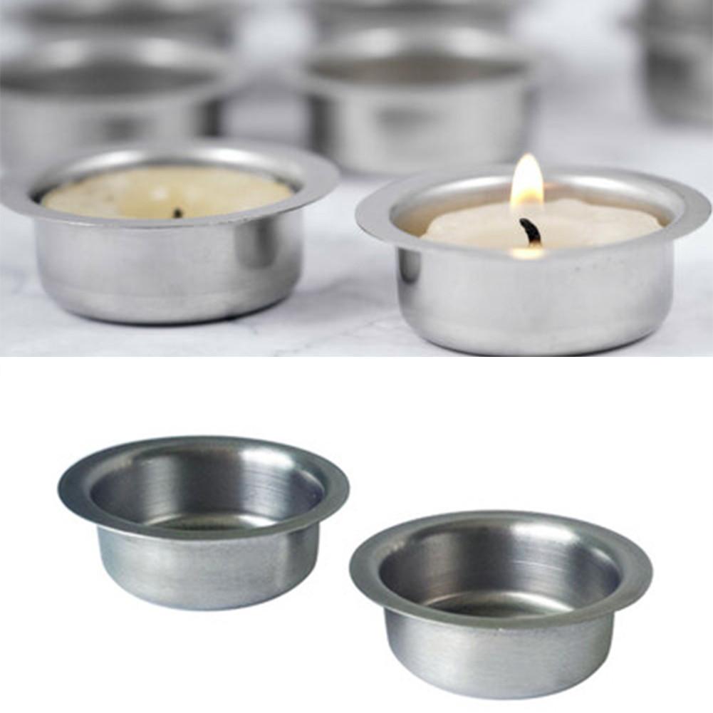 Container Candle Cups Décor Hardware Home Stainless Steel