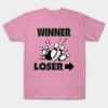 Футболка женская Bowling Winner Loser Harajuku Print Kawaii футболка летняя женская футболка с коротким рукавом топ