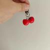 Mini Two Tomatoes Keychain Pendant Lovely Decoration Bag Phone Pendant Women Backpack Handbag Charm Gift for Girls
