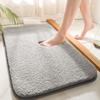 Super Thick Fluff Fiber Bath Mat Home Decoration Door Mat Non-Slip Absorbent Bathroom Doormat Super Soft Fiber Bath Rug