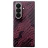 For Samsung Galaxy Z Fold7 5G Magnetic Case Precise Cutouts Camouflage Pattern Aramid Fiber Phone Cover with Metal Lens Frame/Front Frame