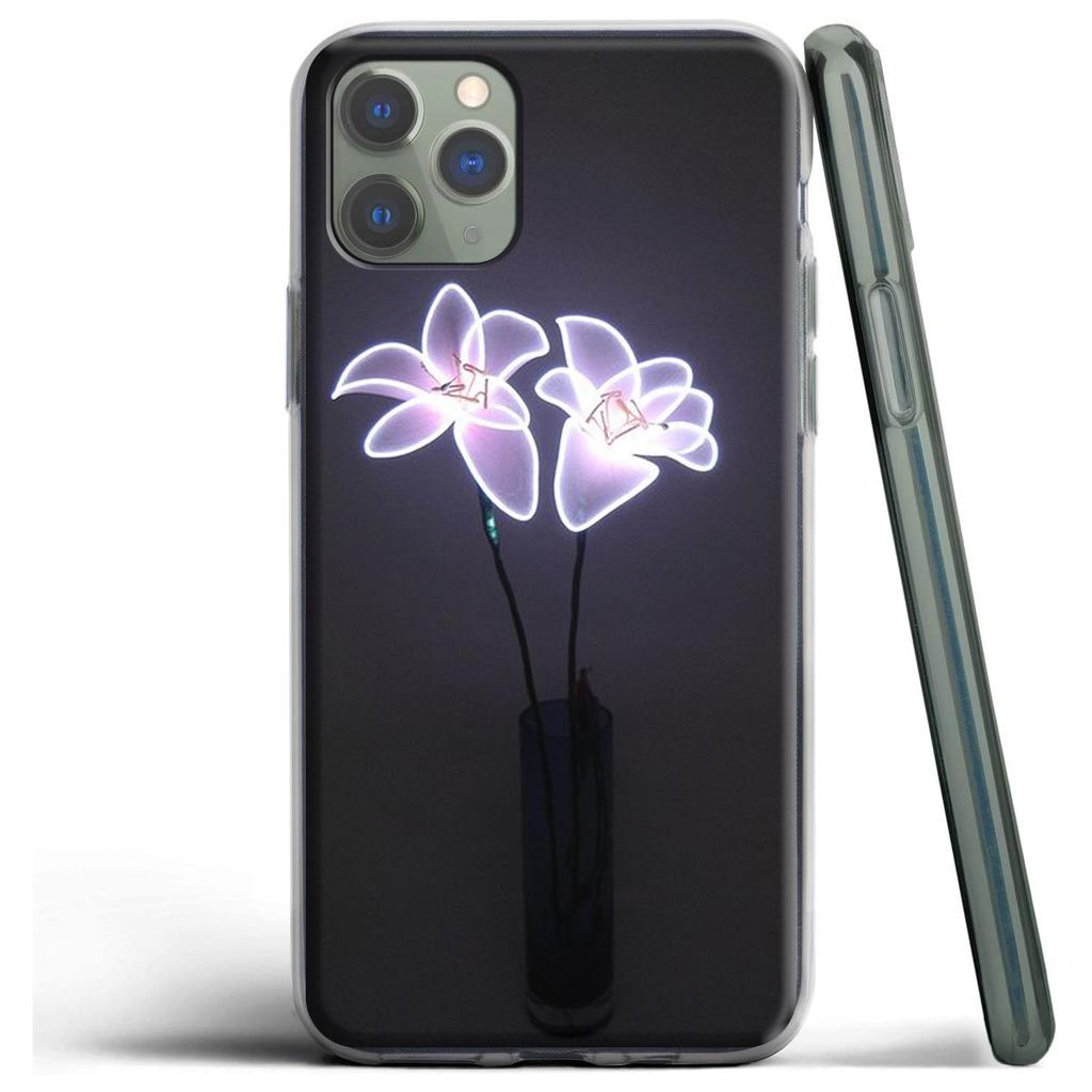 Красивый силиконовый чехол со светящейся розой для Apple iPhone 12 Mini 11 Pro SE XS X XR Max 8 7 6S 6 Plus 5S