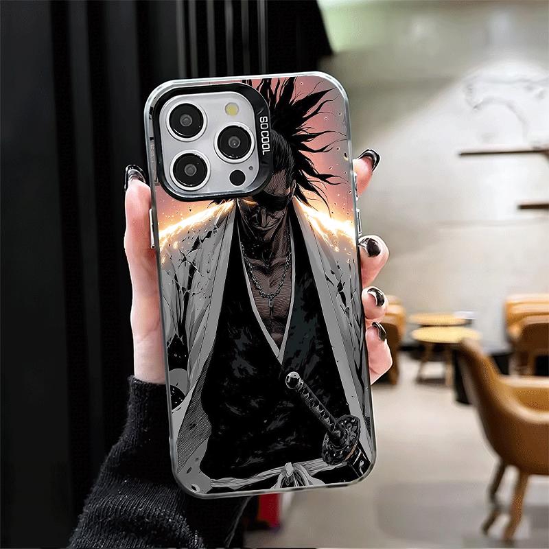 Bleach Кемпачи Зараки Мягкий чехол для телефона iPhone 15 16 17 Pro Max 17Air 16E 14 Plus 13 12 Mini Ударопрочный чехол Задняя крышка