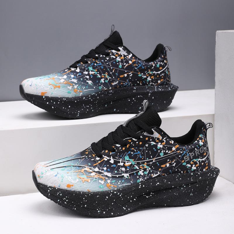Sneakers New Large Size Teen Professional Marathon Running Carbon Board Couple Shoes Luminous Fashion Running Shoes