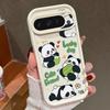 Мягкий чехол для телефона с рисунком милых панд для Google Pixel 9 Pro XL 8 Pro 8A TPU матовый противоударный защитный бампер для объектива