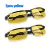 1/2/4/8Pcs Night Vision Men Women Sunglasses Day Night Driving Eyewear Outdoor Sports PC Frame Women Fashion Sun Glasses