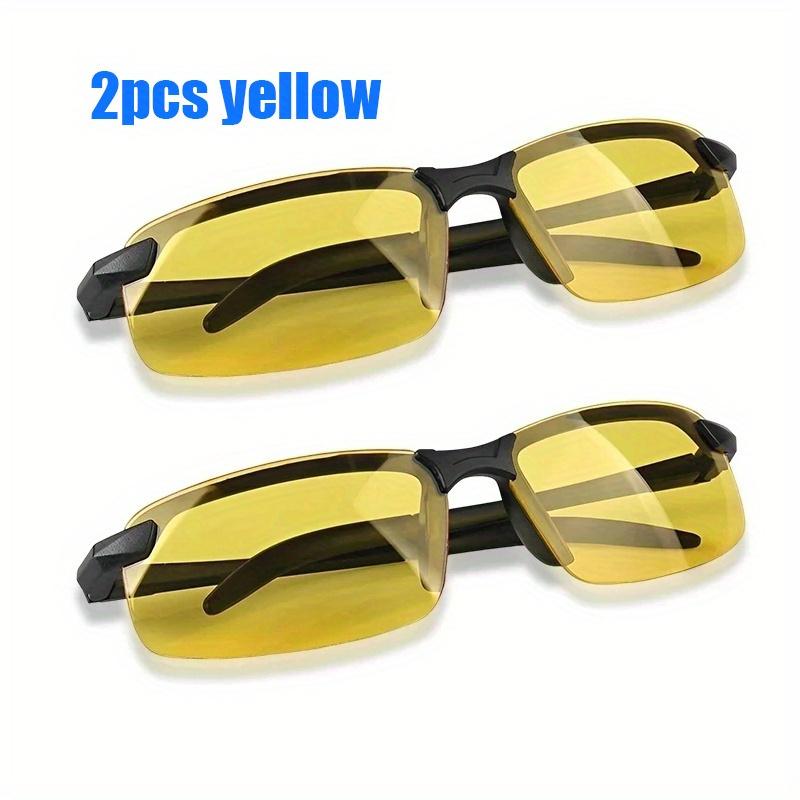 1/2/4/8Pcs Night Vision Men Women Sunglasses Day Night Driving Eyewear Outdoor Sports PC Frame Women Fashion Sun Glasses