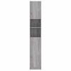 Vidaxl Тумба для ванной комнаты, Серый дуб Сонома, 32x25,5x190 см