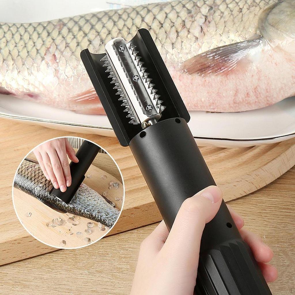 Электрическая рыбочистка Инструмент для чистки рыбы Удалитель чешуи для морепродуктов