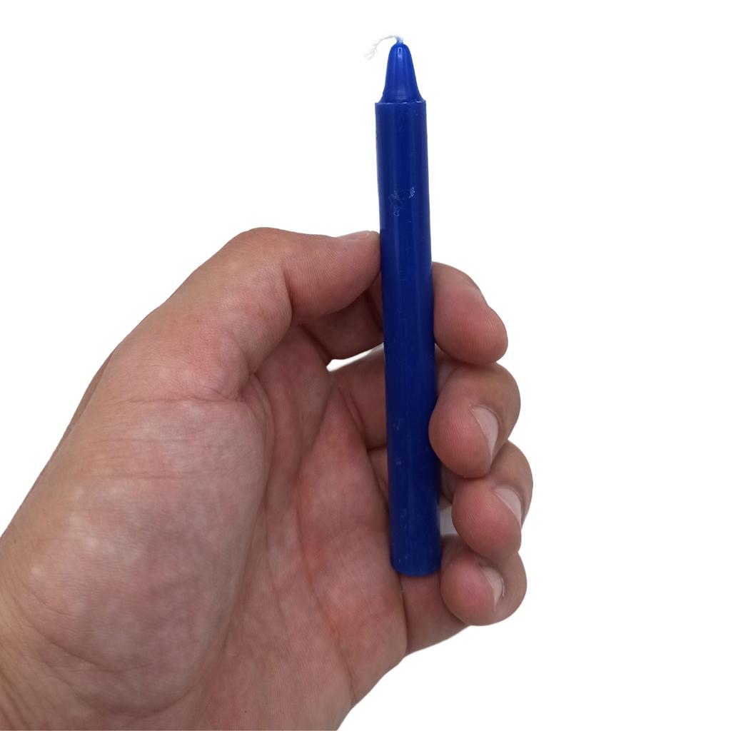 Свечи чакры третьего глаза Индиго Набор из 12 штук