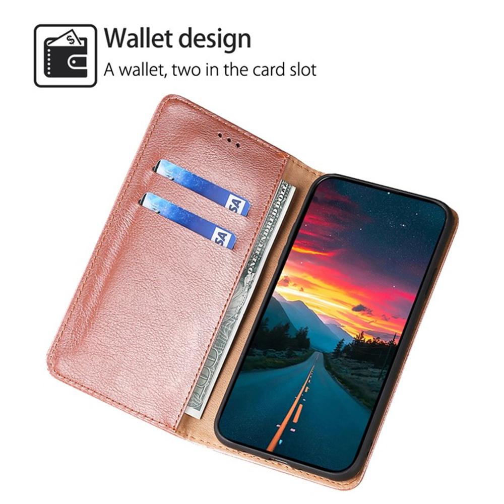 For Samsung Galaxy A17 5G Case Wallet PU Leather Magnetic Auto-Absorbed Phone Cover