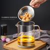 GIANXI 1.5L 1L Glass Oil Filter Pot Container Oil Separator Fine Mesh Strainer Tank Storage Gadget Useful Things for Kitchen