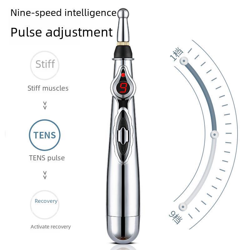 Автоматическая электронная акупунктурная массажная ручка для меридианной энергетической терапии