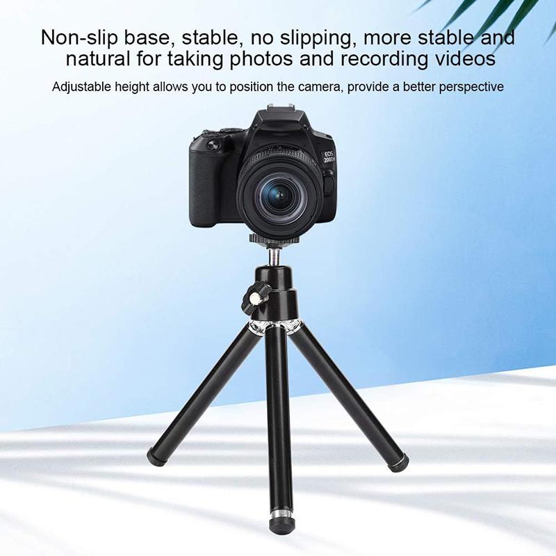 Mobile Tripod Phone Holder for Rack Mobile Broadcast Stand Compact Tripod R Desktop Stand Selfie Stick Telescopic Adapter