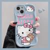 Чехол для телефона Sanrio Hello Kitty для iPhone 16 Pro Max, 15, 14, 13 - Милый дизайн