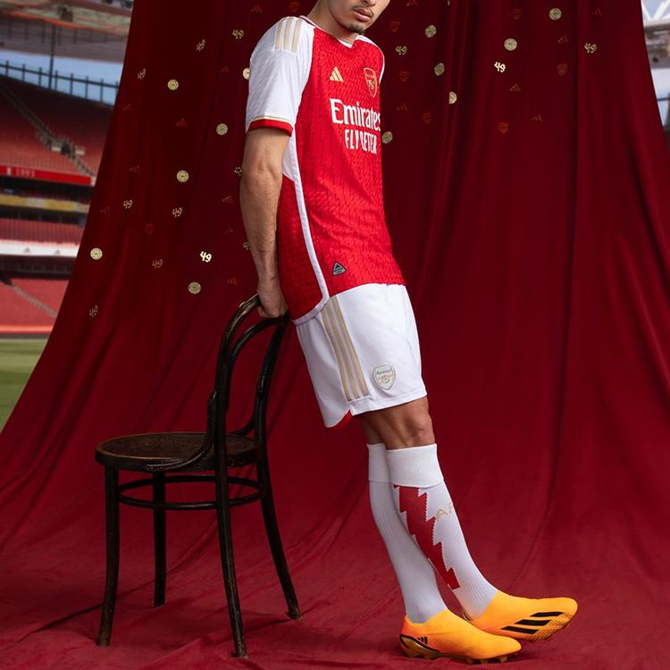 Adidas Arsenal 23/24 HOME AUTHENTIC Soccer Jersey Player Edition Men's Red HR6931