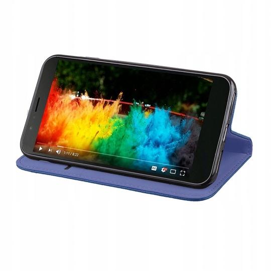Case book Flip case for Xiaomi Mi 10T 5G Navy blue + 9H glass