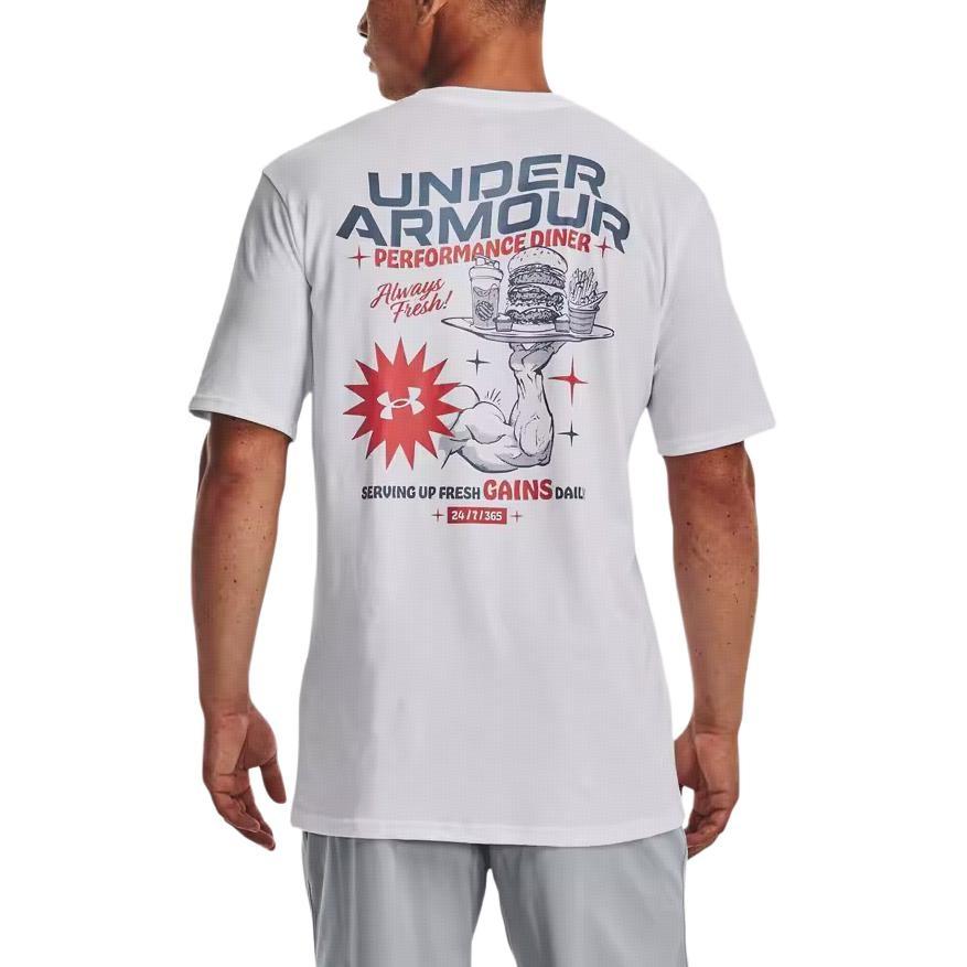 Under Armour T Shirt Men's White Unisex 1376839-100