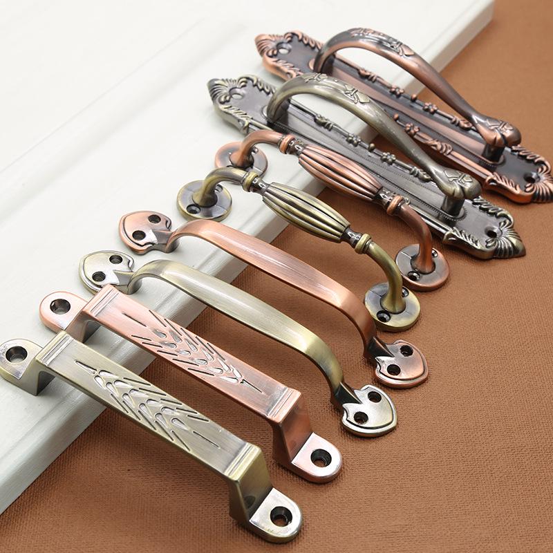 Classical European Antique Zinc Alloy Exposed Handle for Cabinet and Sliding Doors