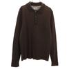 TENDERLOIN Made In Japan Long Sleeve Half Button Sweater L Brown Knit Men's Used