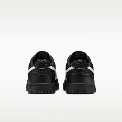 Nike Dunk Low Черный Белый Swoosh