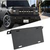 Front License Plate Frame For Ford Bronco, Aluminum Alloy License Plate Mounting Bracket Holder For Ford License Plate Accessories    2024