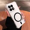 Магнитное кольцо DIY Желейный чехол для Xiaomi 15T 14T Pro Защита от падения с воздушными подушками по углам