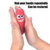Эластичная игрушка-пищалка для хот-догов с песком с эффектом памяти Мягкая TPR-игрушка-антистресс Реалистичный гаджет-декомпрессор в форме сосиски для детей и взрослых